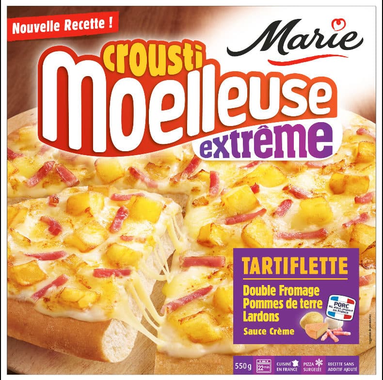 Marie Pizza tartiflette packshot