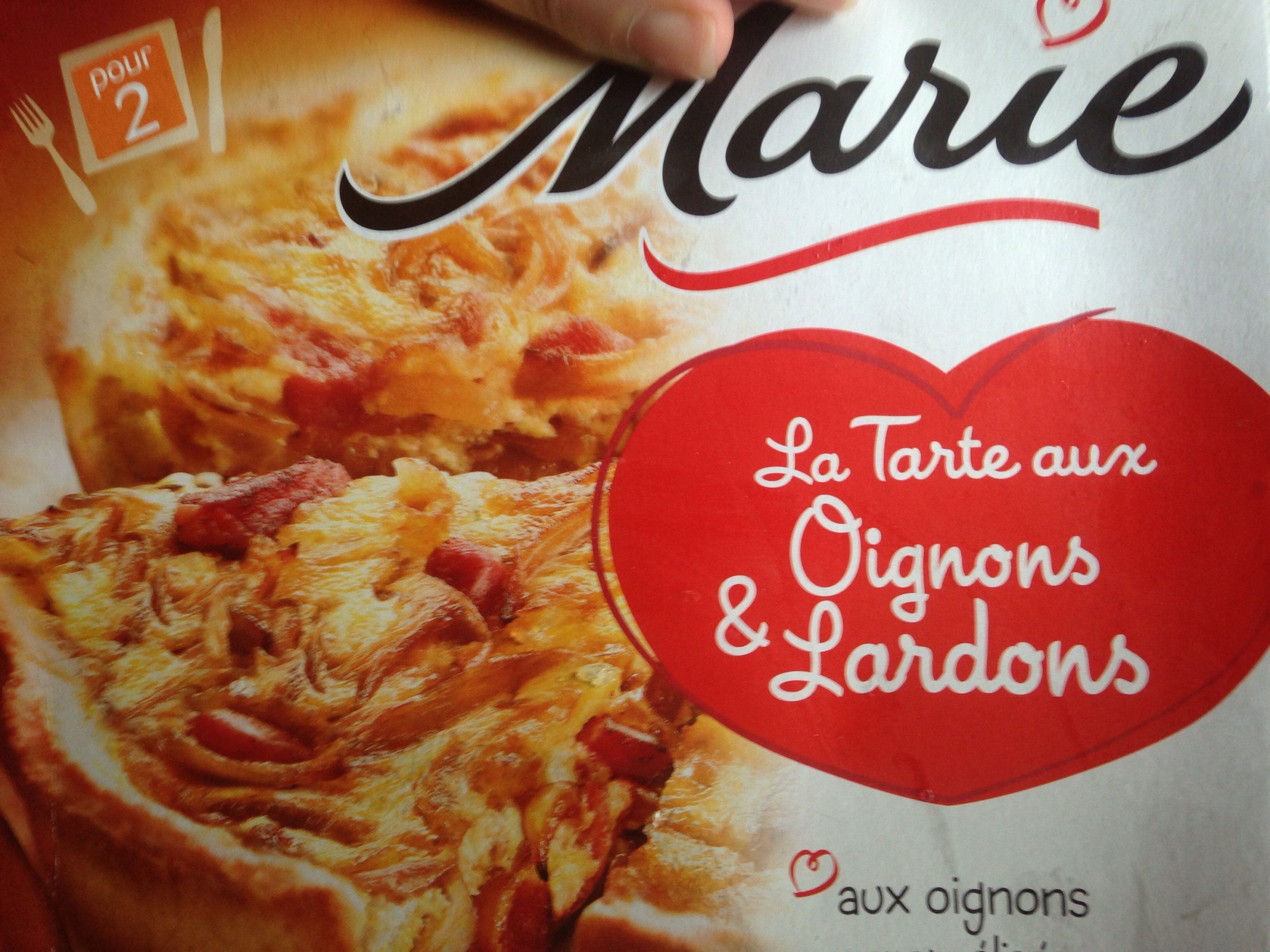 Marie Tarte au oignions et lardon packshot