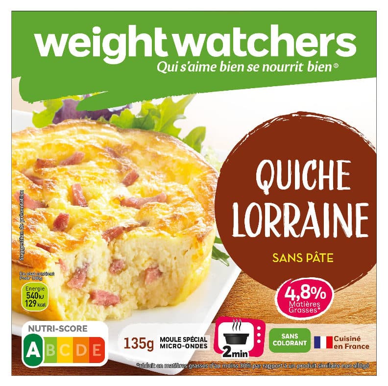 Weight Watchers Quiche Lorraine sans pate packshot