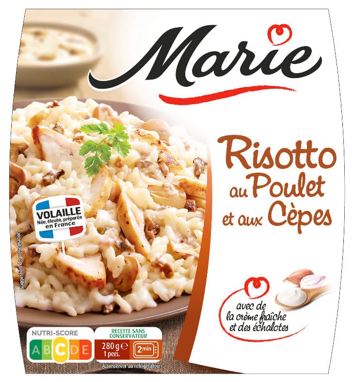 Marie Risotto au poulet et aux cèpes packshot