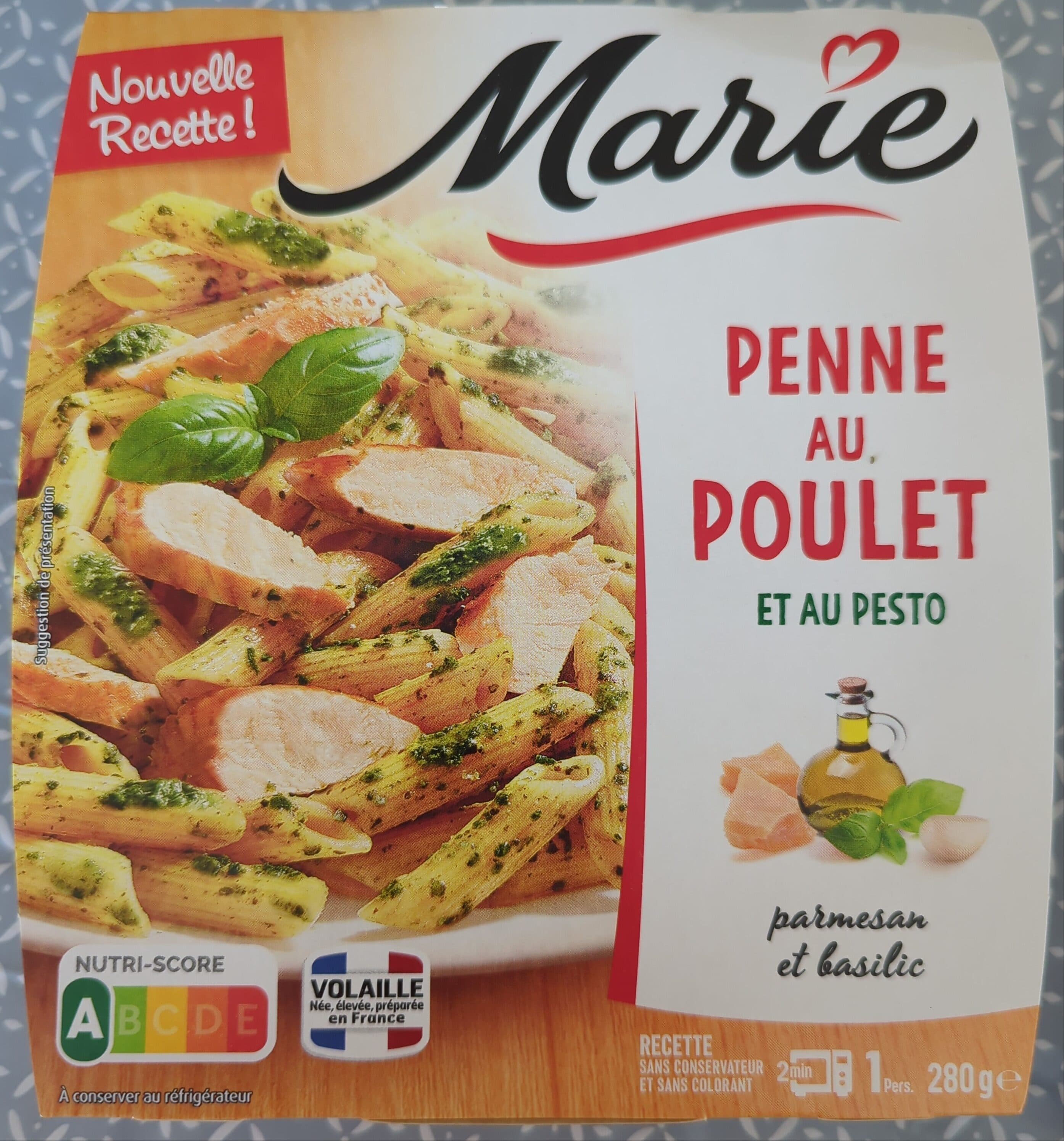 Marie Penne au Poulet et au Pesto packshot