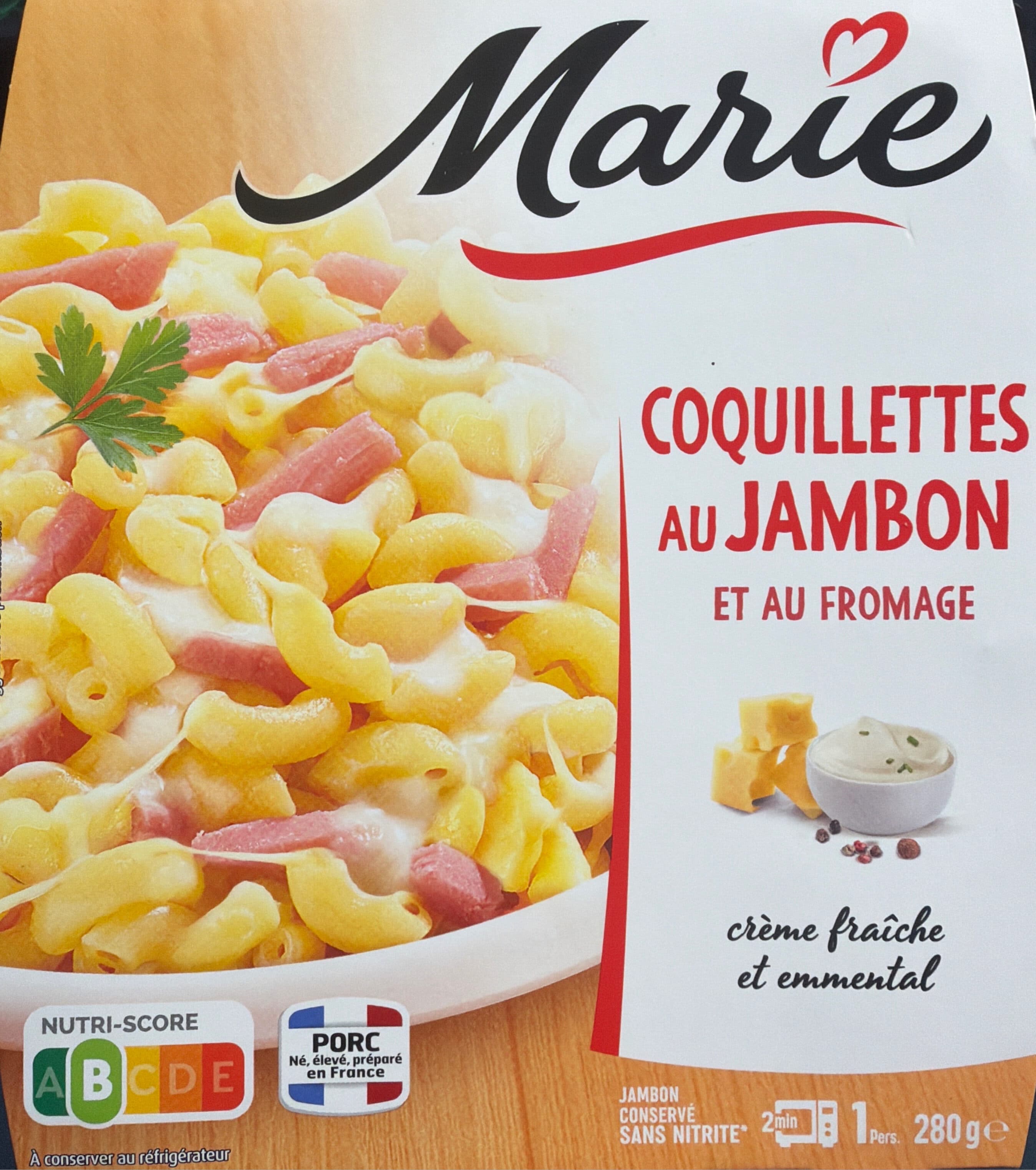 Marie Coquillettes au Jambon et au Fromage packshot