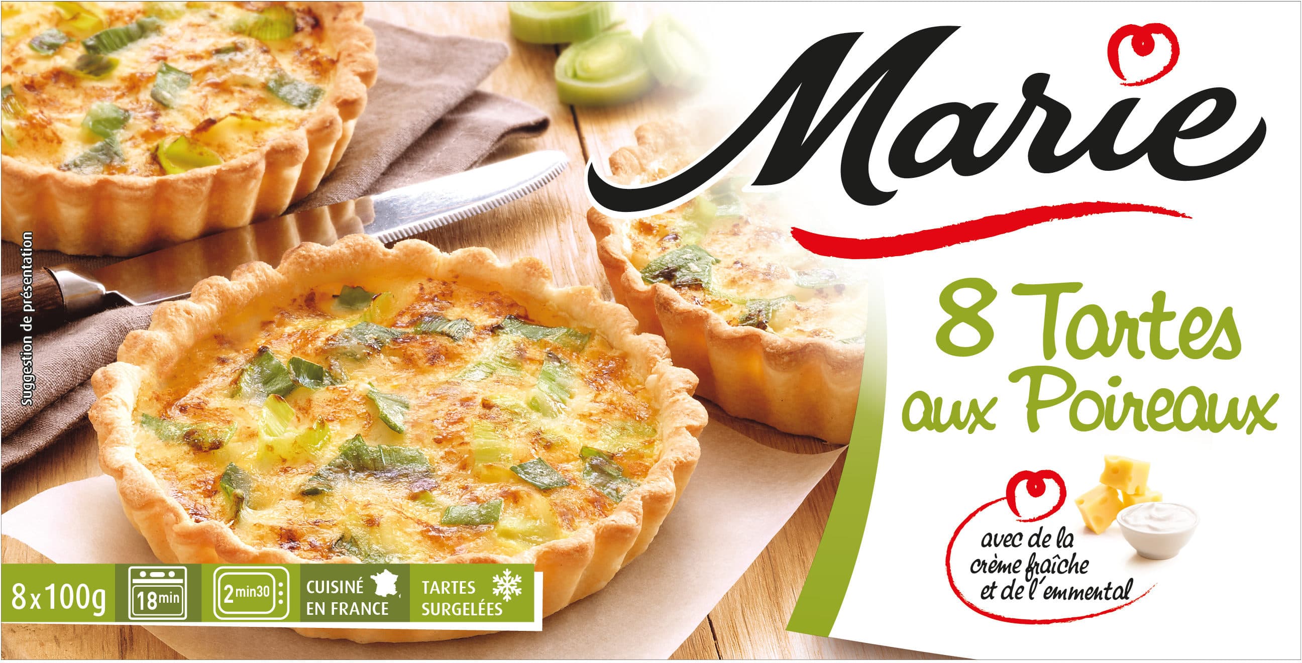 Marie 8 Tartes Poireaux packshot