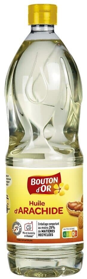 Bouton d'or Huile d'arachide 1L packshot