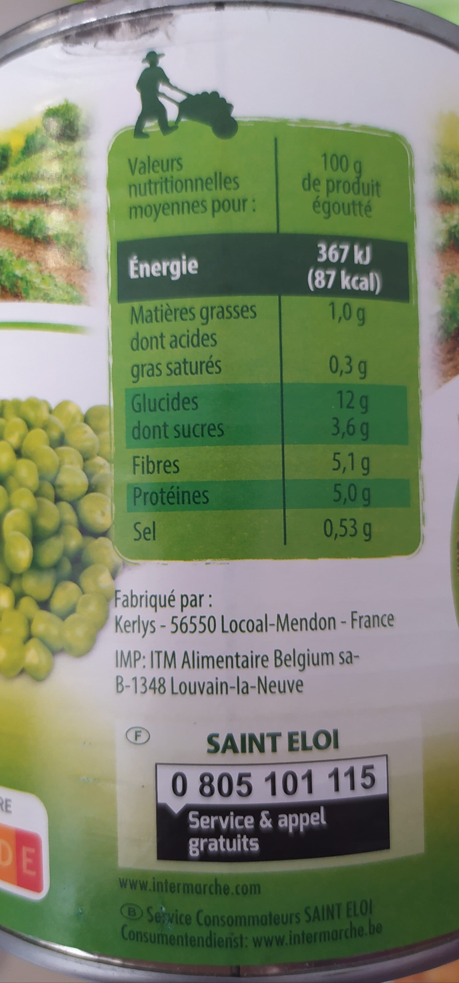 Saint eloi Petits pois extra fins - 4/4 packshot