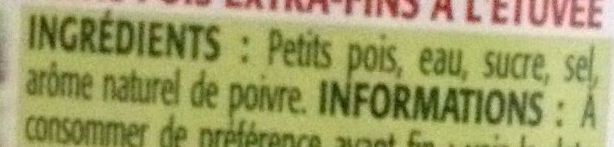 Saint eloi Petits pois extra fins - 1/2 packshot