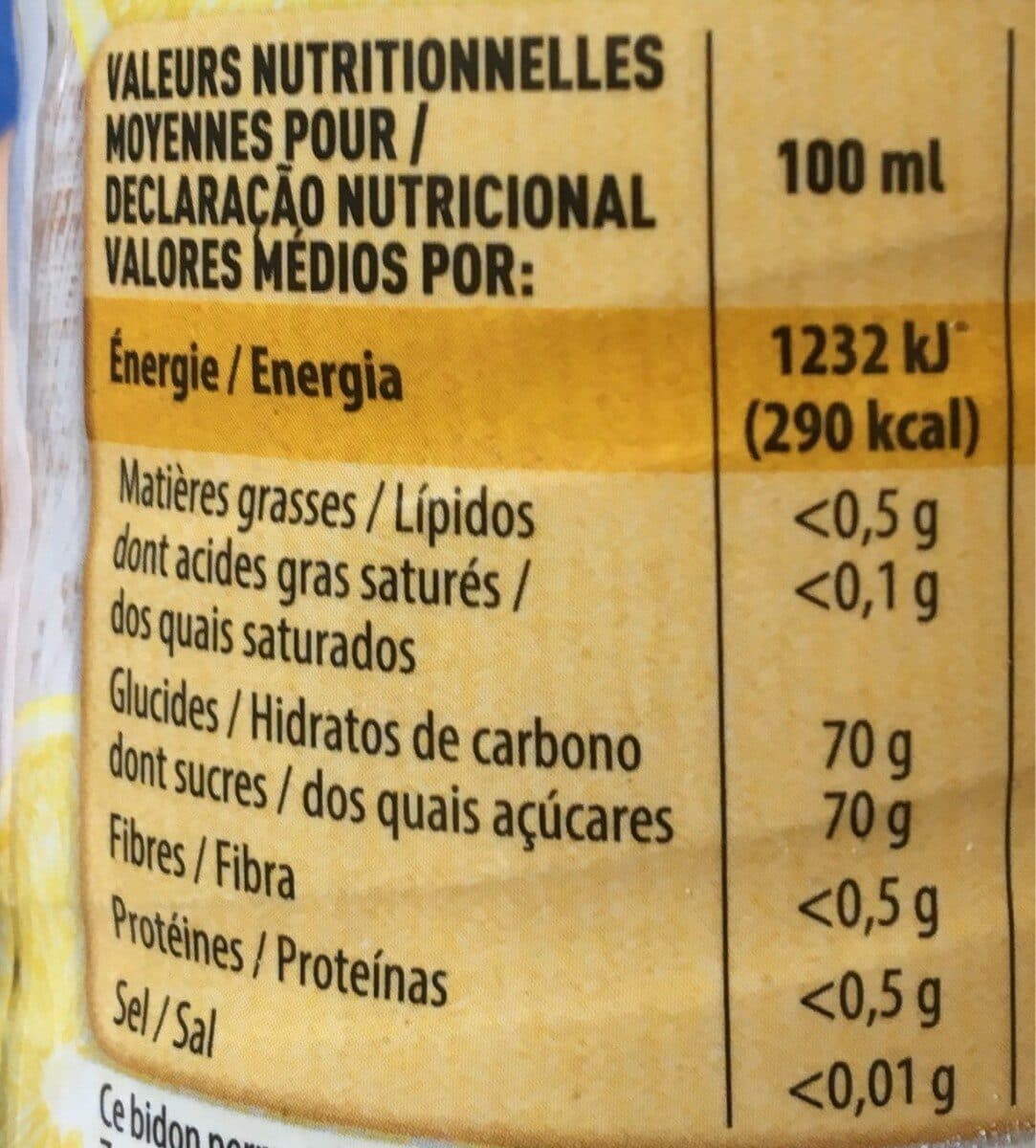 Paquito Sirop Citron bidon 75cl packshot