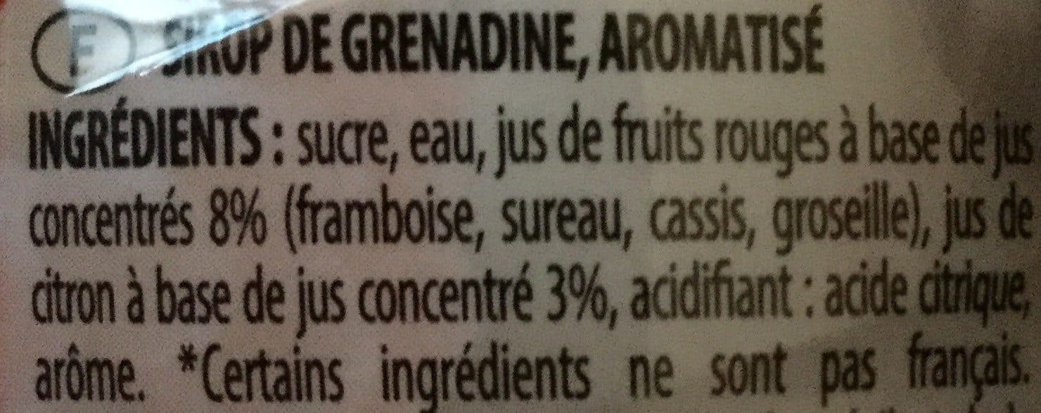 Paquito Sirop Grenadine bidon 75cl packshot