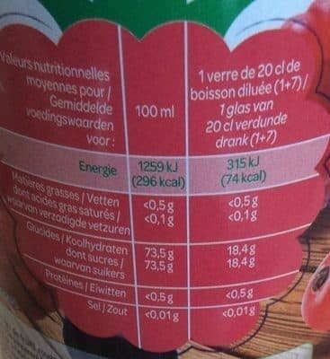 Paquito Sirop Grenadine bidon 75cl packshot