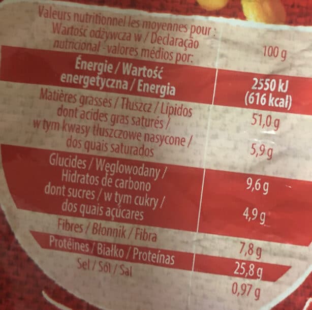 Bouton d'or Cacahuètes grillées et salées packshot
