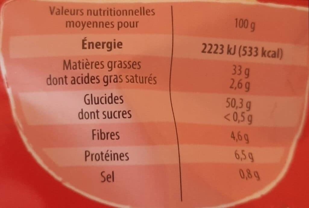 Bouton d'or Chips nature packshot