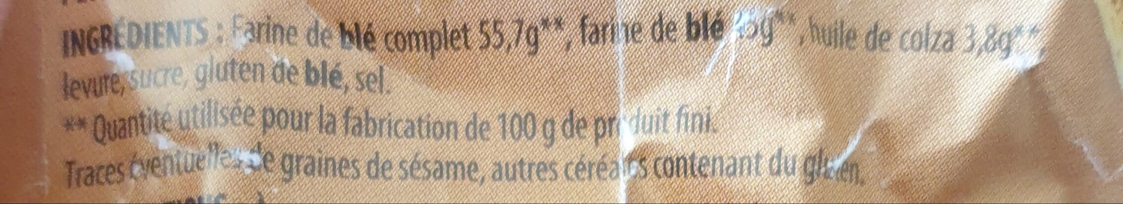Chabrior Petits pains grillés au blé complet packshot