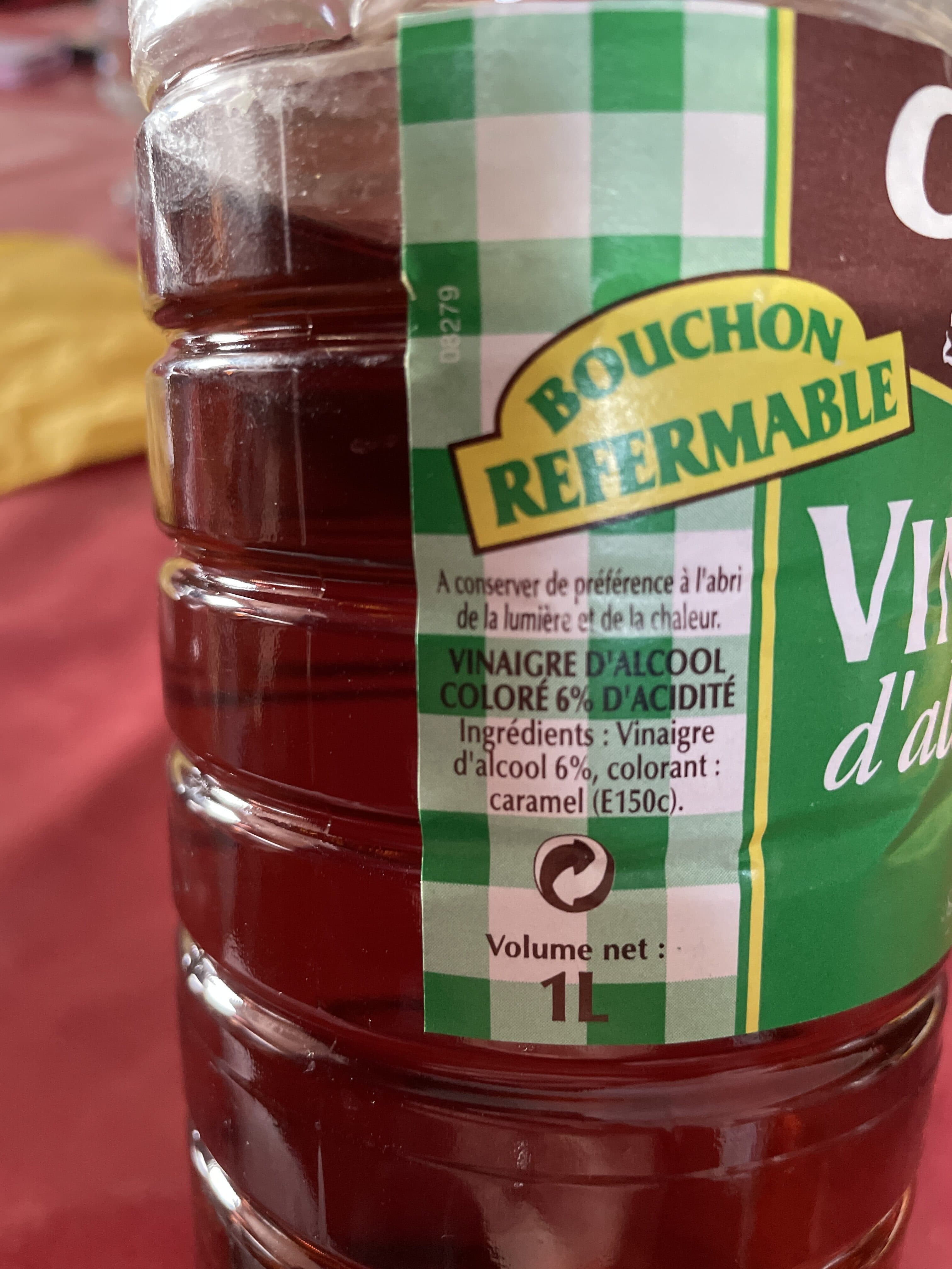 Condé Vinaigre d'alcool colore, la bouteille packshot