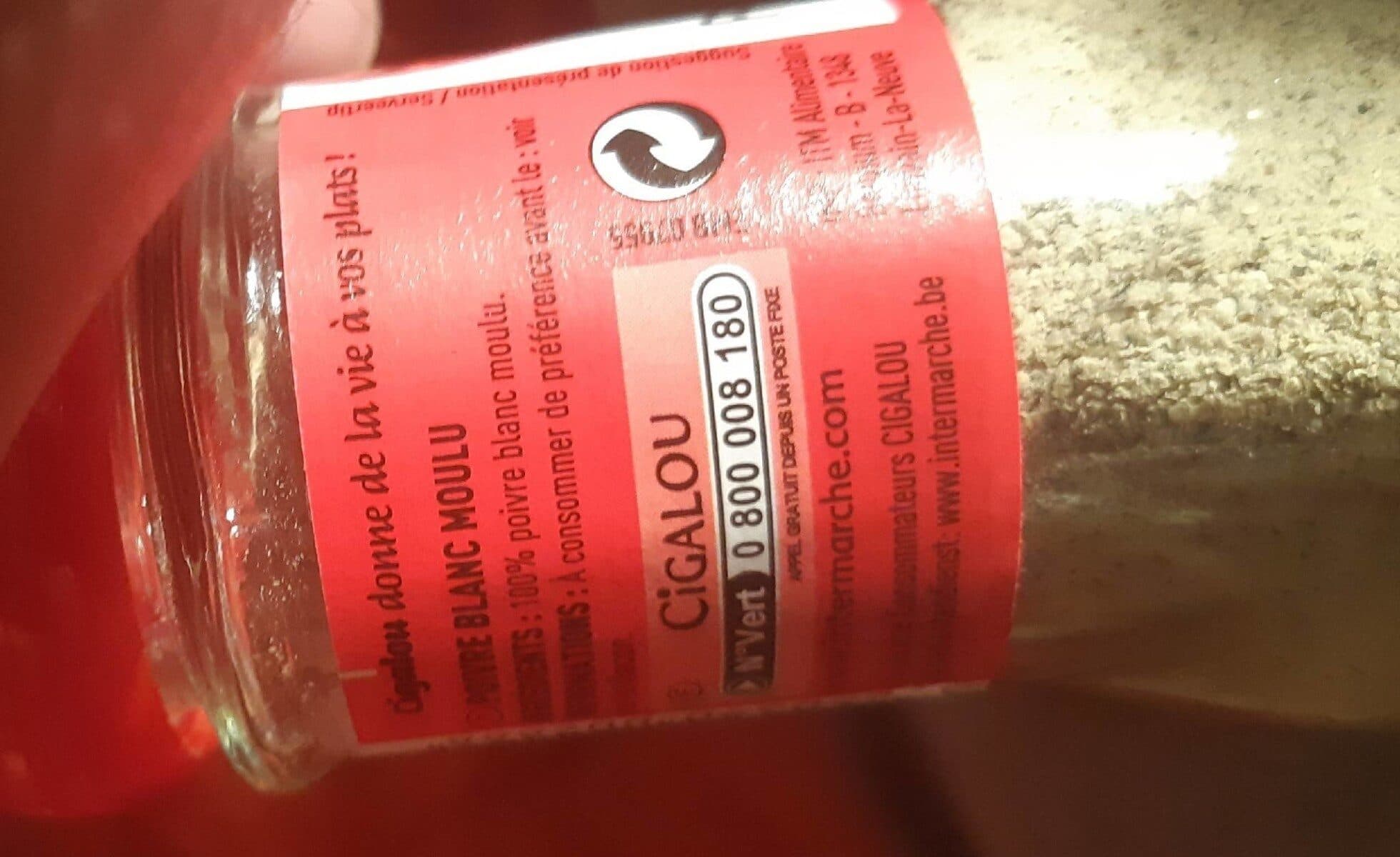 Cigalou Poivre blanc moulu packshot