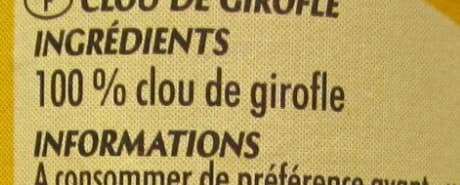 Cigalou Clou de girofle packshot