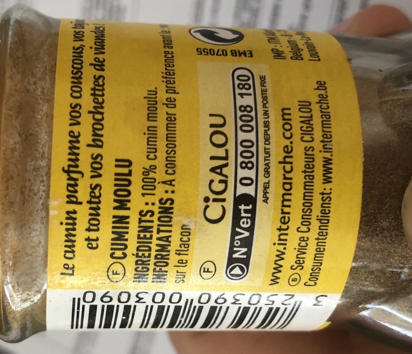 Cigalou Cumin moulu packshot