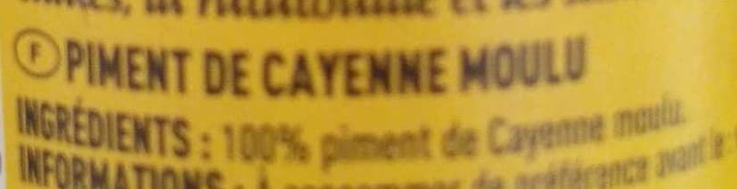 Cigalou Piment de Cayenne moulu packshot
