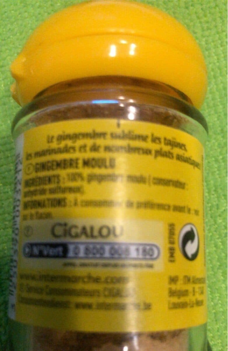 Cigalou Gingembre Moulu Cigalou 30 G packshot
