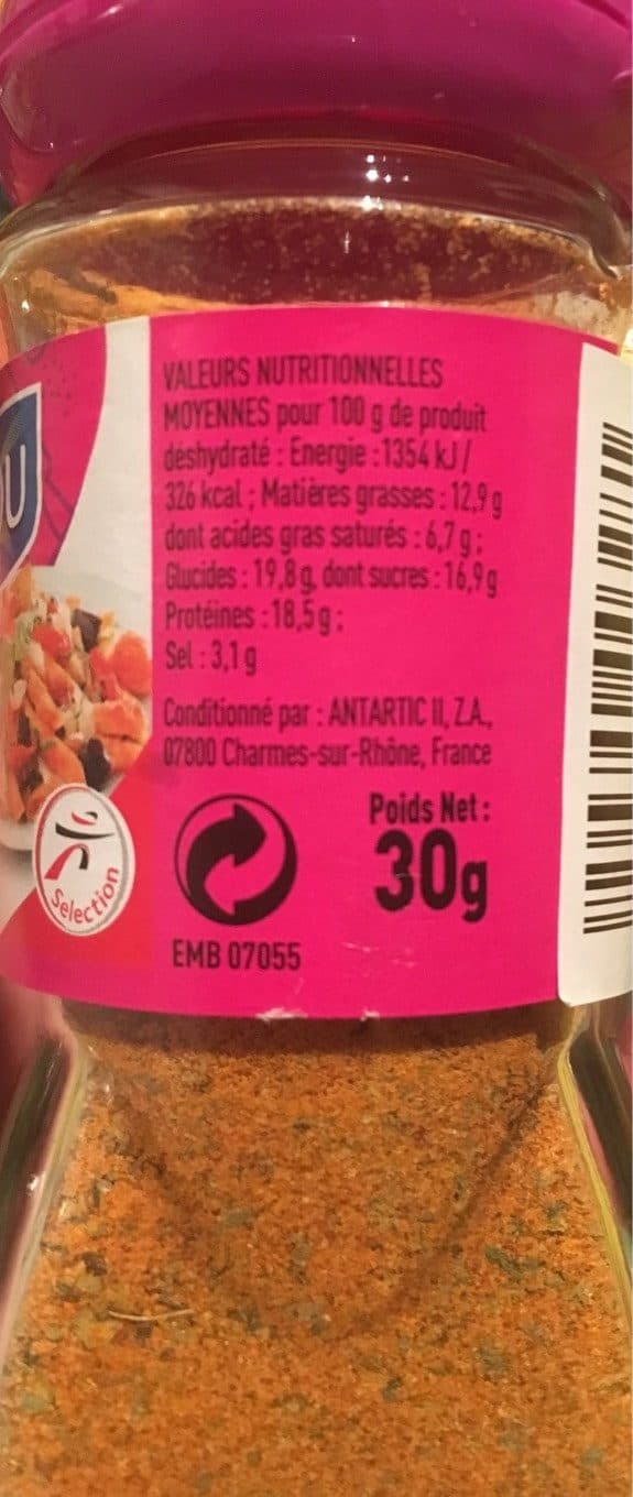 Cigalou BOUTON D'OR Mélange pour pâtes et riz 30gr packshot