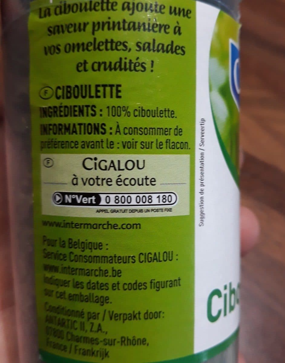 Cigalou Ciboulette 12 g packshot
