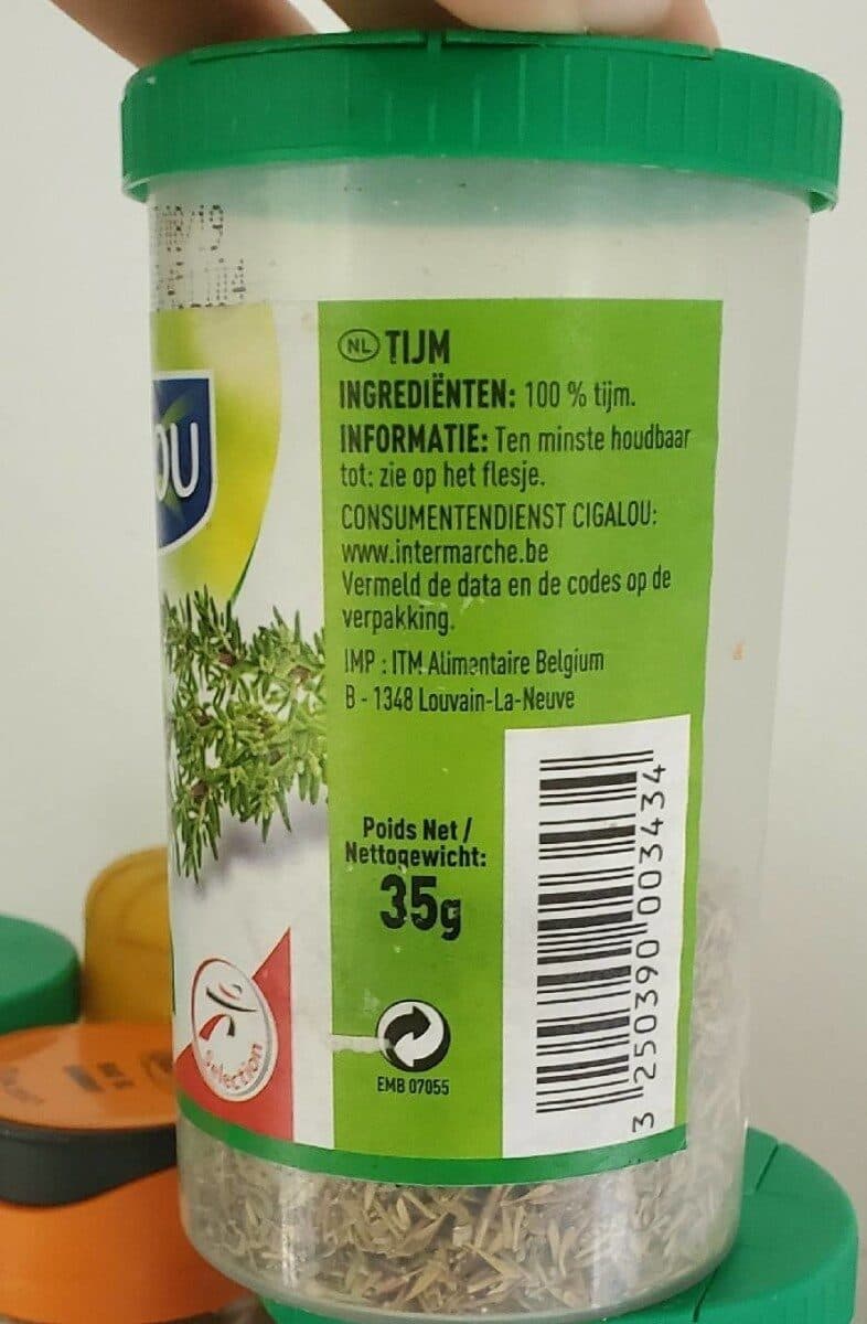 Cigalou Thym en poudre packshot