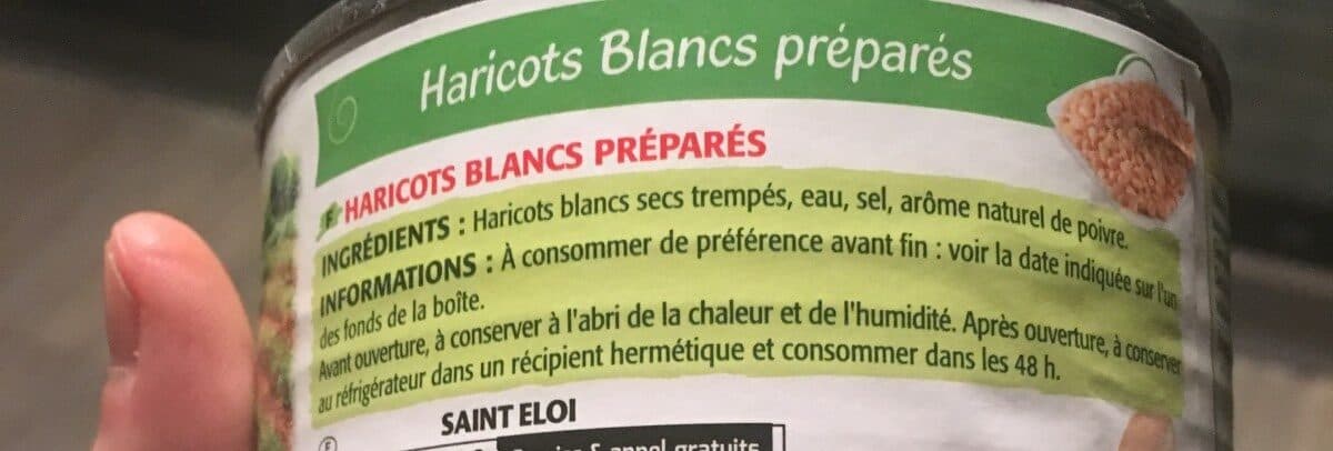 Saint eloi Haricots blancs préparés - 4/4 packshot