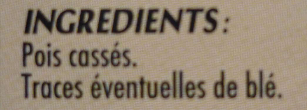 Saint eloi Pois cassés packshot