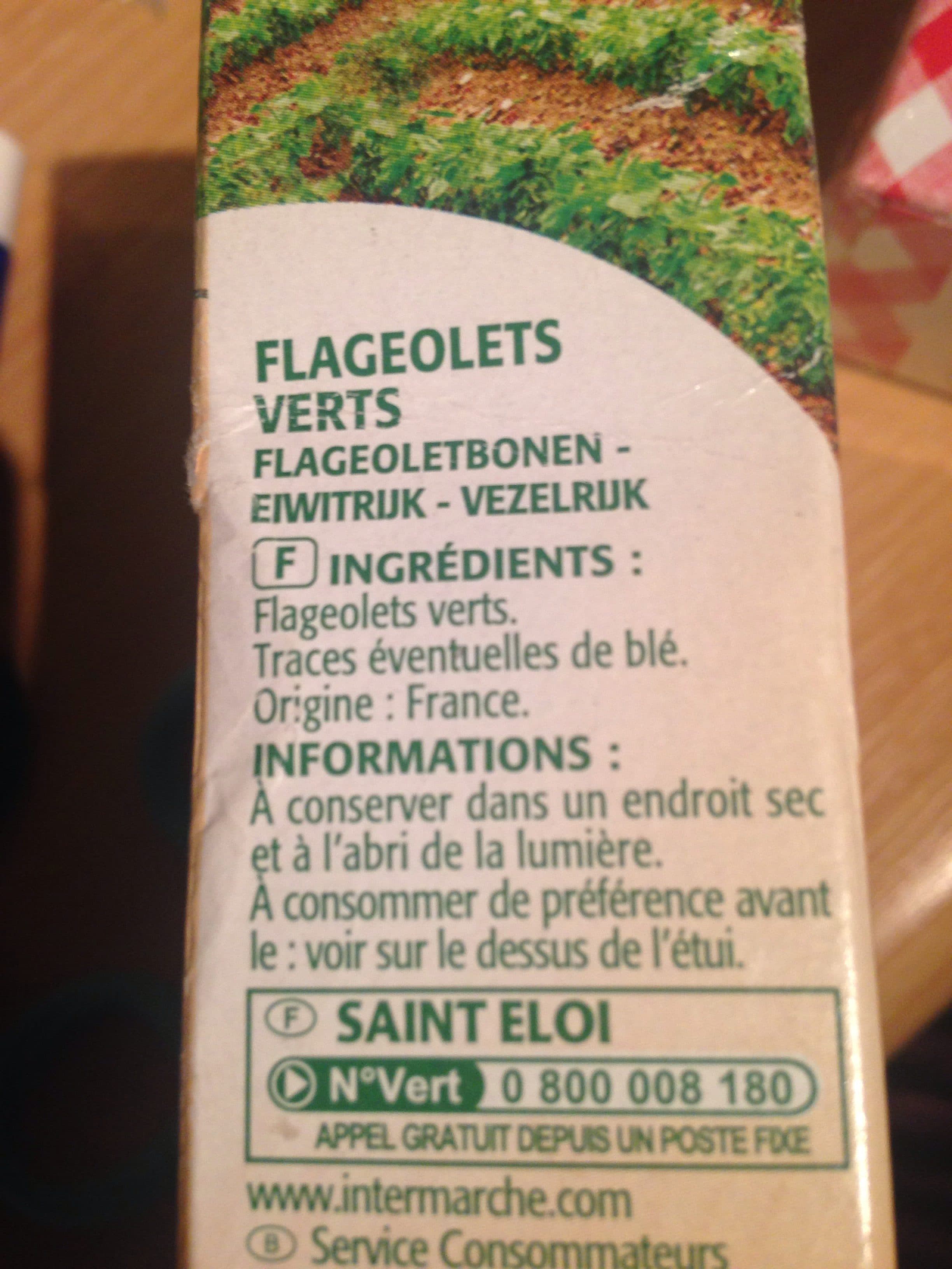 Saint eloi Flageolets Verts packshot