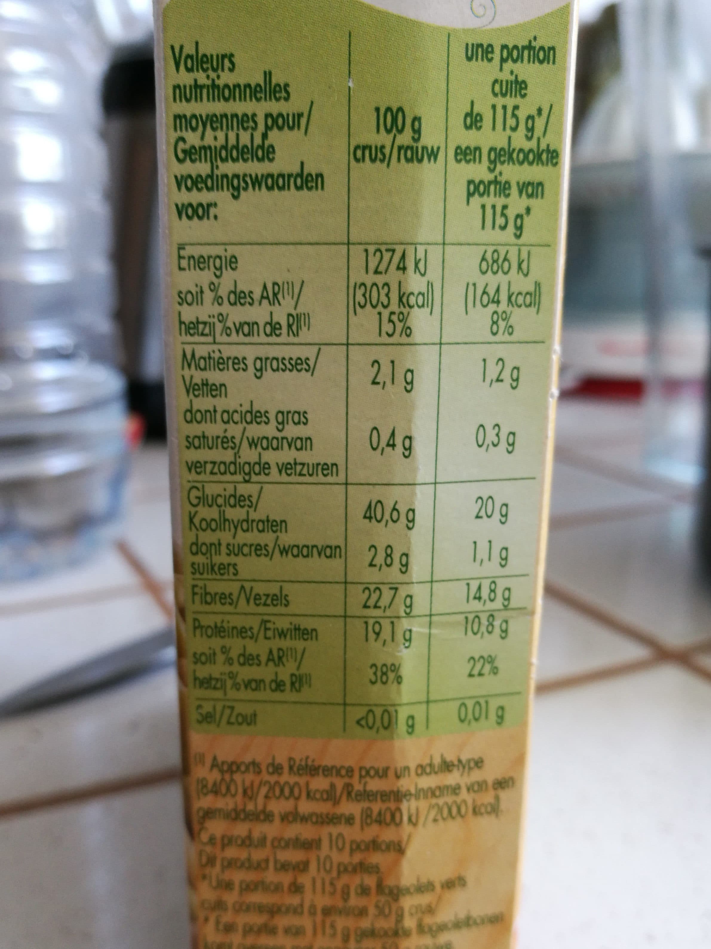 Saint eloi Flageolets Verts packshot