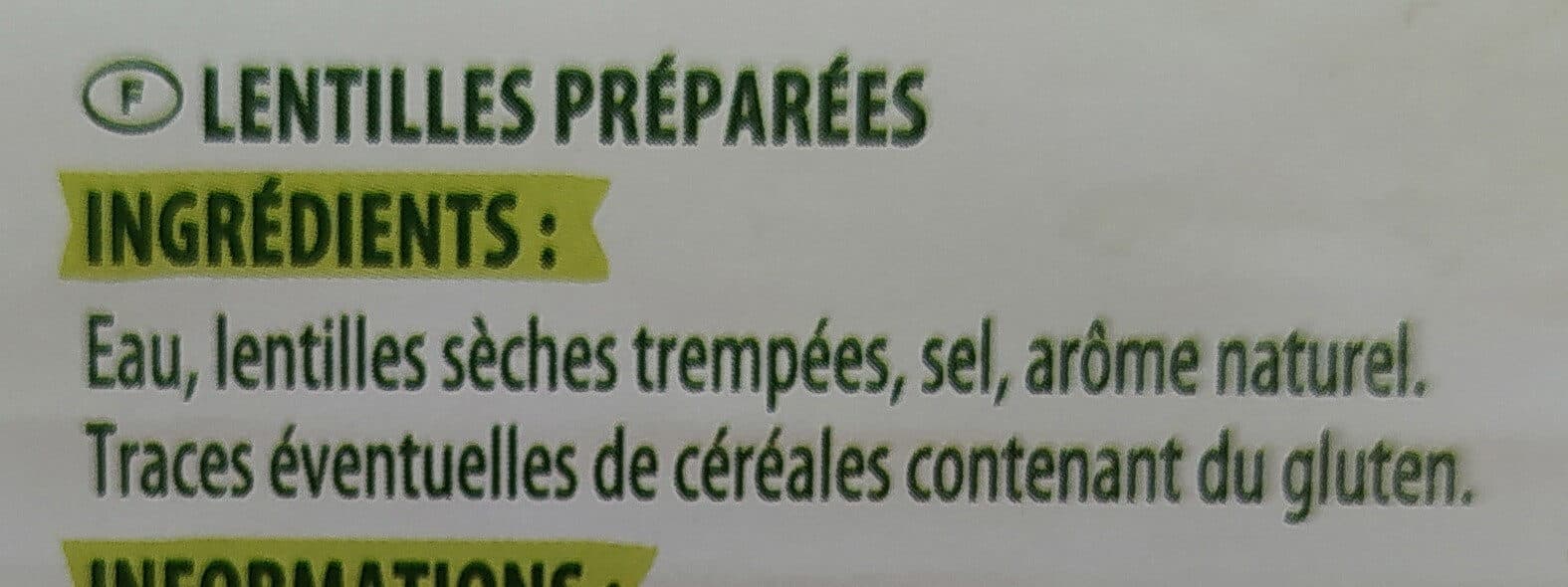 Saint Eloi Lentilles préparées - 1/2 packshot