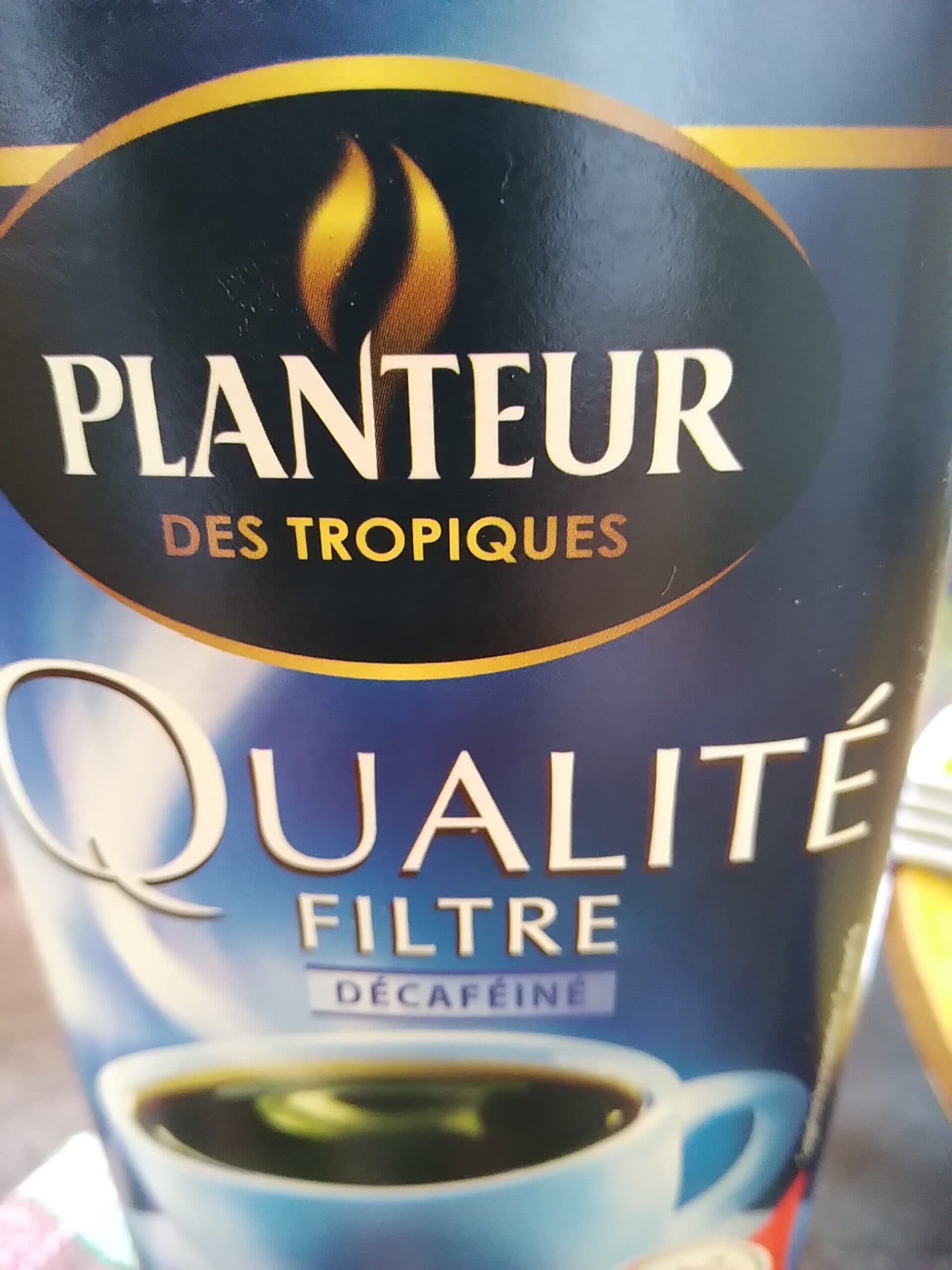 Planteur des tropiques Café soluble lyophilisé décaféiné packshot
