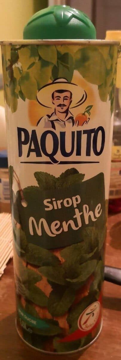 Paquito Sirop Menthe packshot