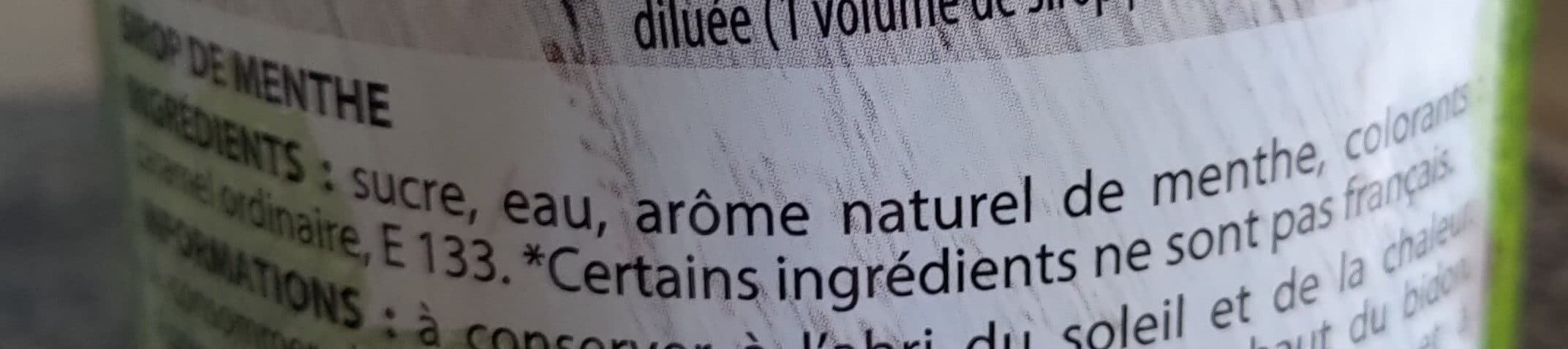 Paquito Sirop Menthe packshot