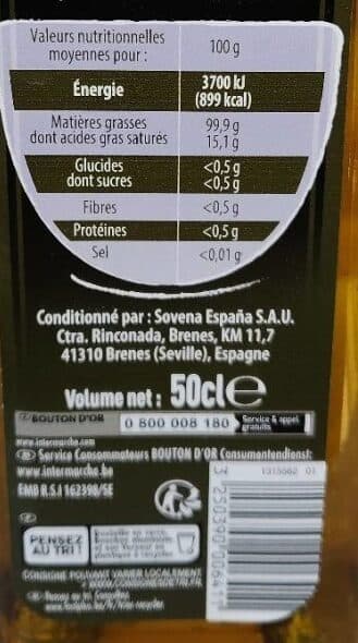 Bouton d'or Huile d'olive vierge extra packshot