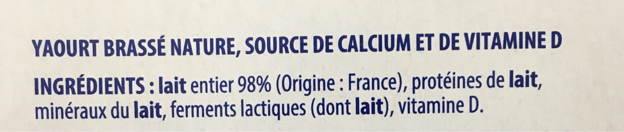 Pâturages Onctueux yaourt brasse nature 8x125g packshot