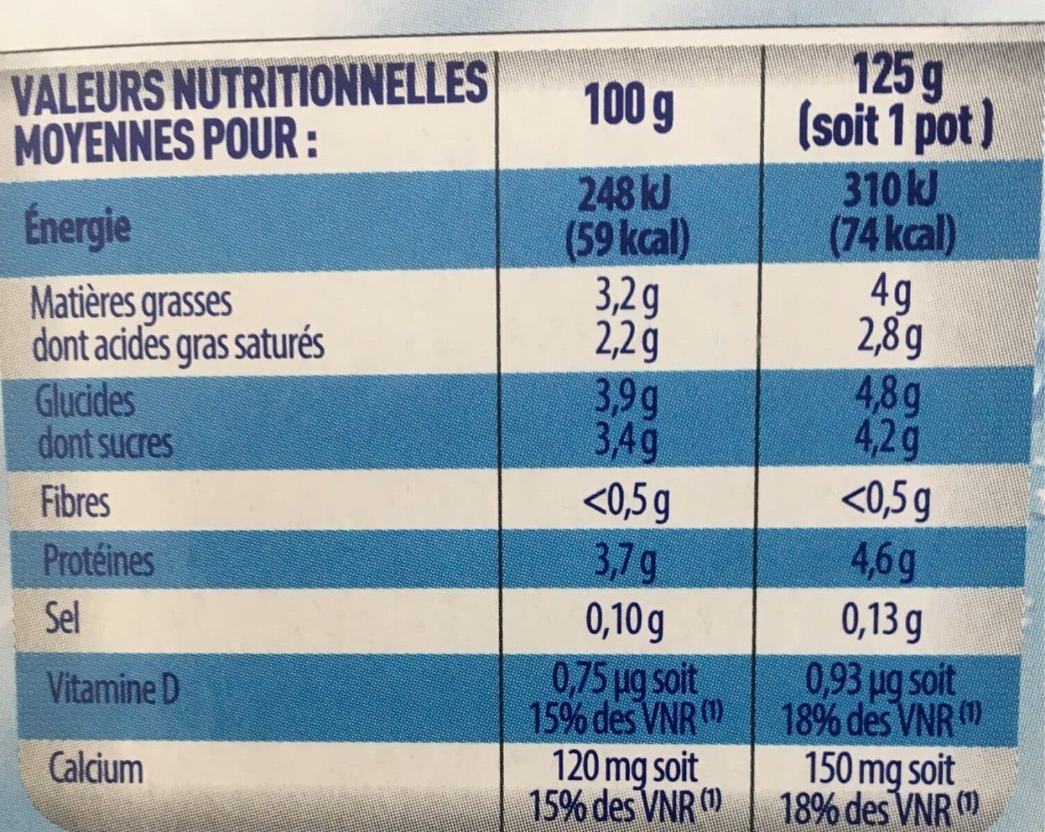 Pâturages Onctueux yaourt brasse nature 8x125g packshot