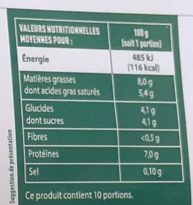 Pâturages Fromage blanc 8% de matière grasse packshot