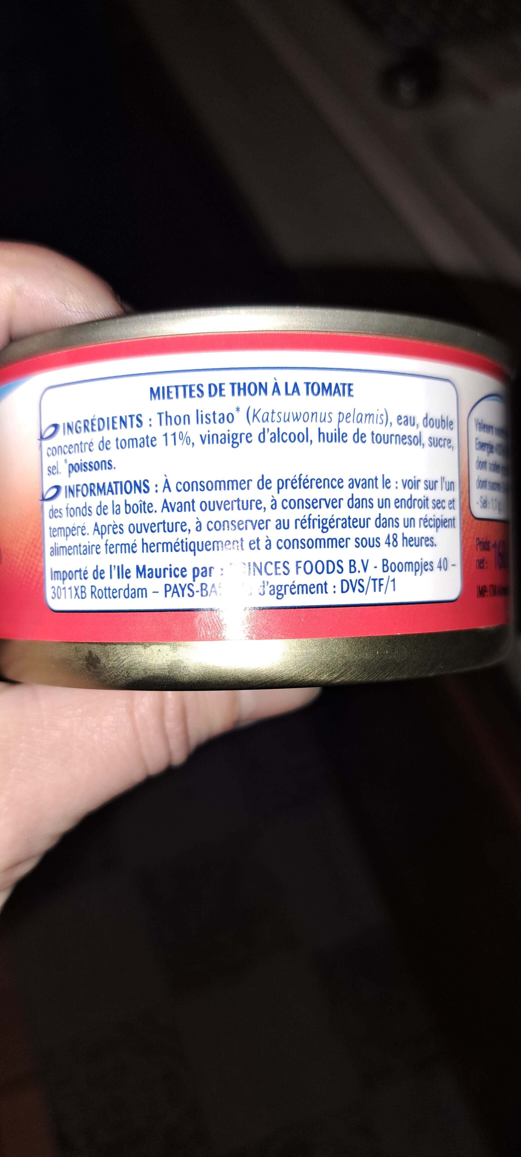Odyssée Miettes de thon à la tomate packshot