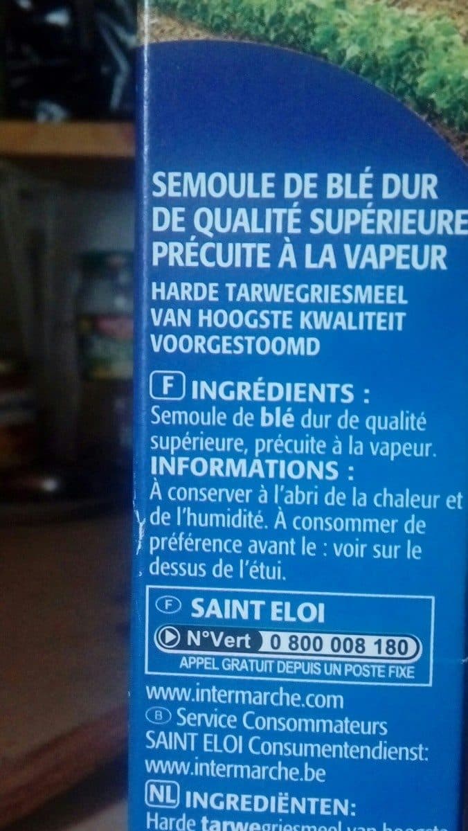 Saint eloi SAINT ELOI couscous moyen étui 500gr (F/P) packshot