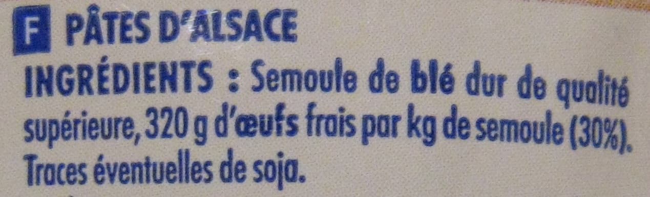 Itineraire de nos regions Macaroni d'Alsace packshot