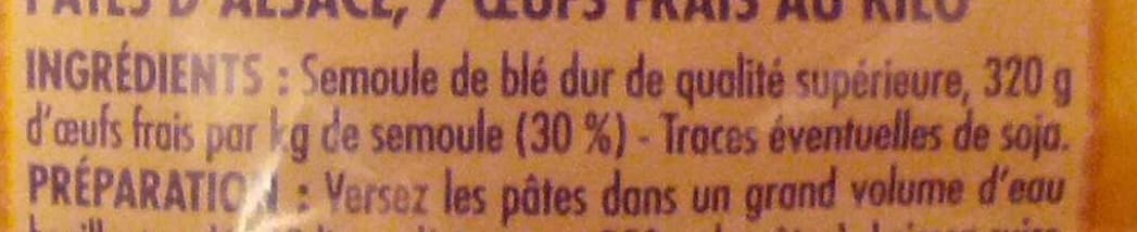 Itineraire de nos regions Torsades pâtes d'Alsace packshot