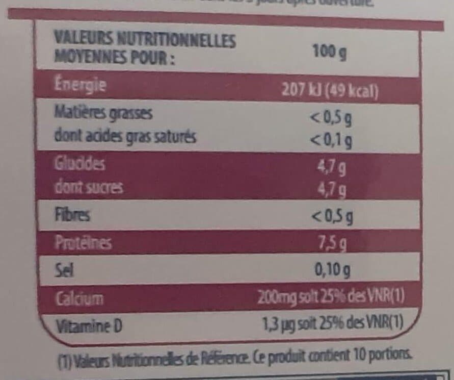 Pâturages Fromage blanc 0% de matière grasse packshot