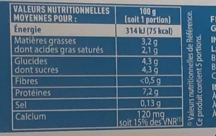 Pâturages Fromage blanc 3,2% de matière grasse packshot