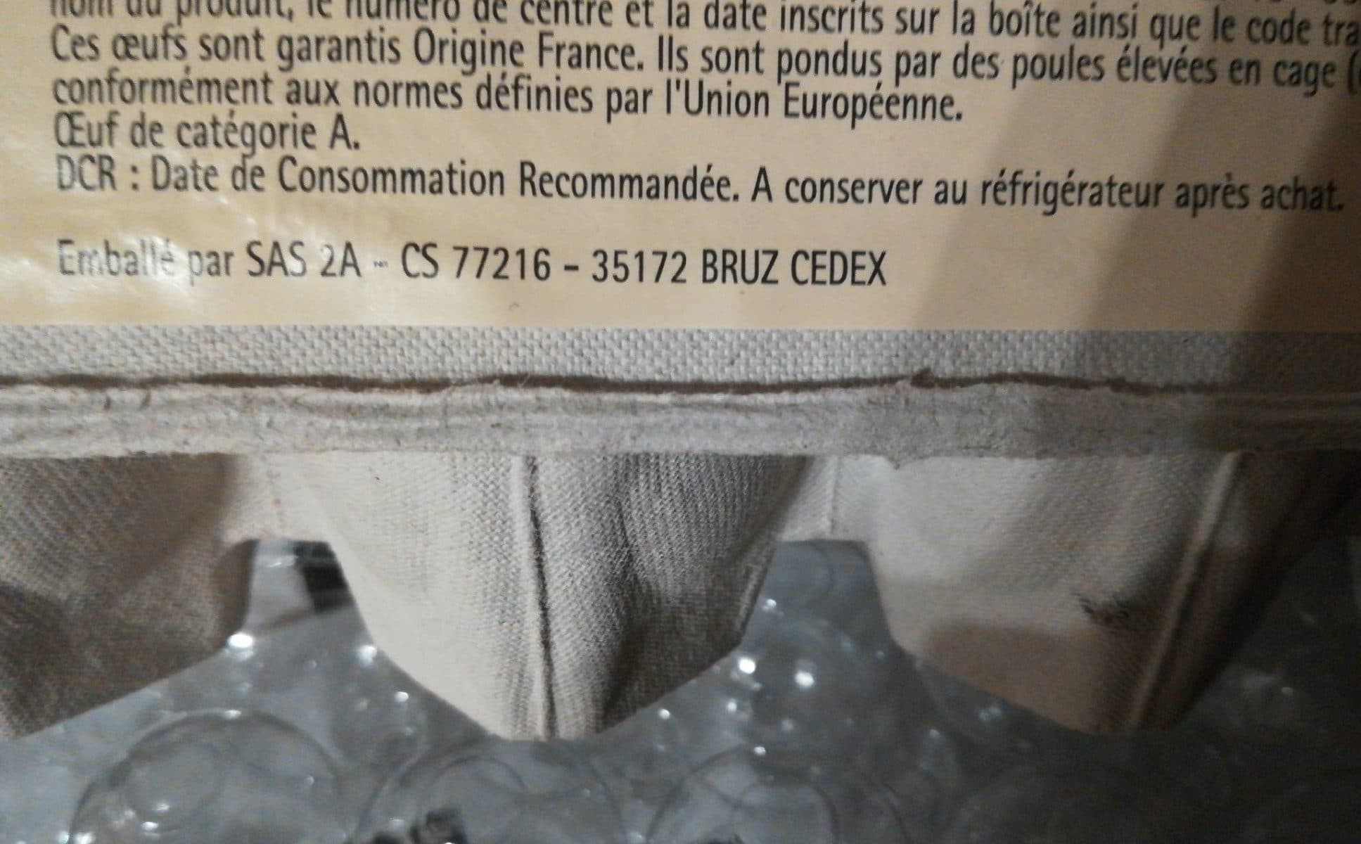 Moisson 12 œufs frais calibre gros packshot