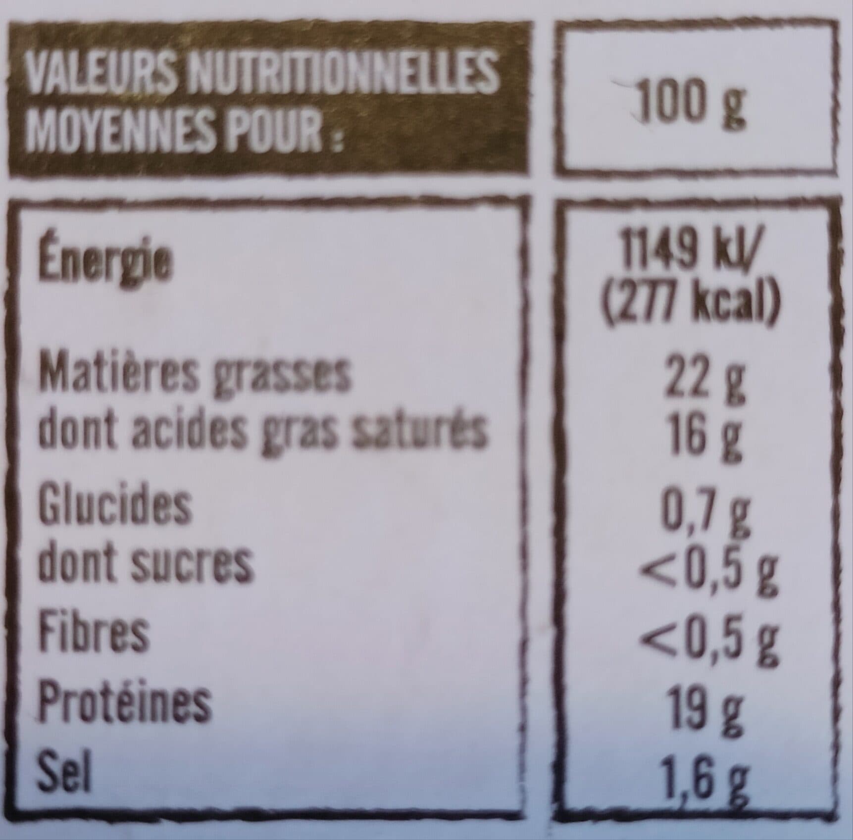 Itineraire des saveurs Camembert de normandie aop lc 250g packshot