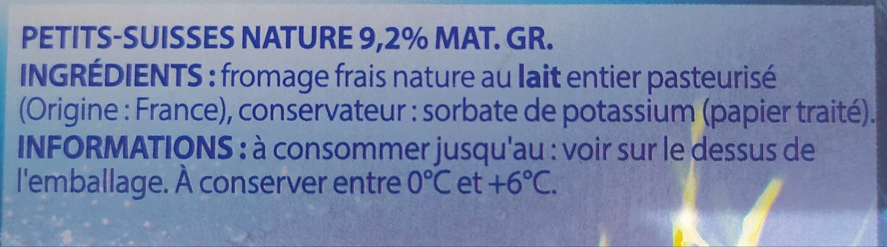 Paturage Petits suisses nature 9,2% 12x60g packshot