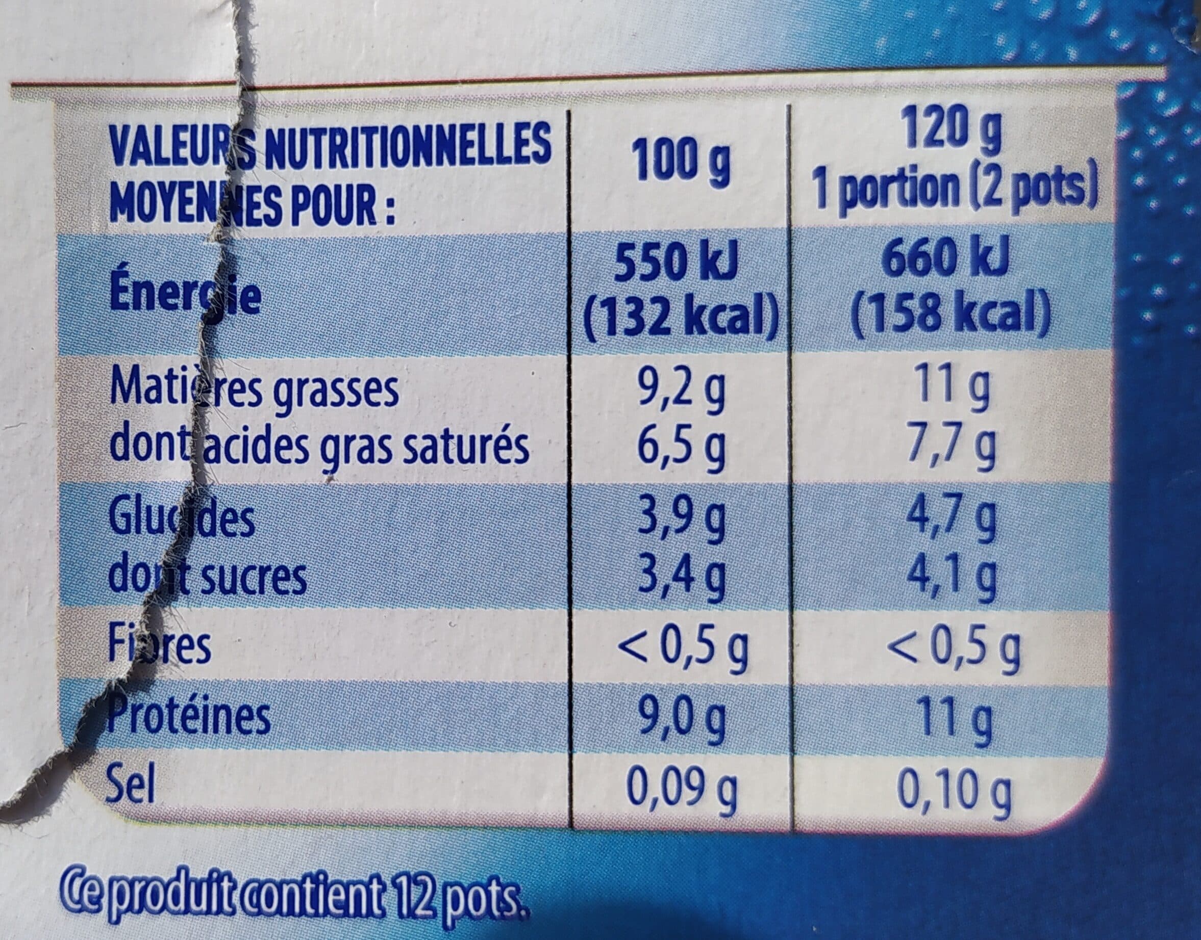 Paturage Petits suisses nature 9,2% 12x60g packshot