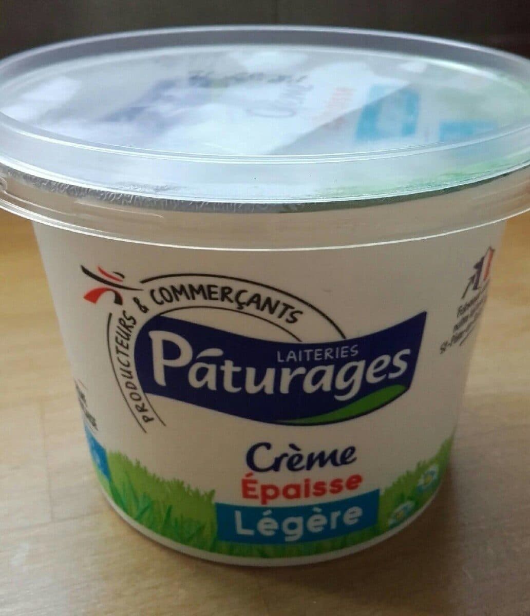 Paturages Creme fraîche legere 15% mg 20cl packshot