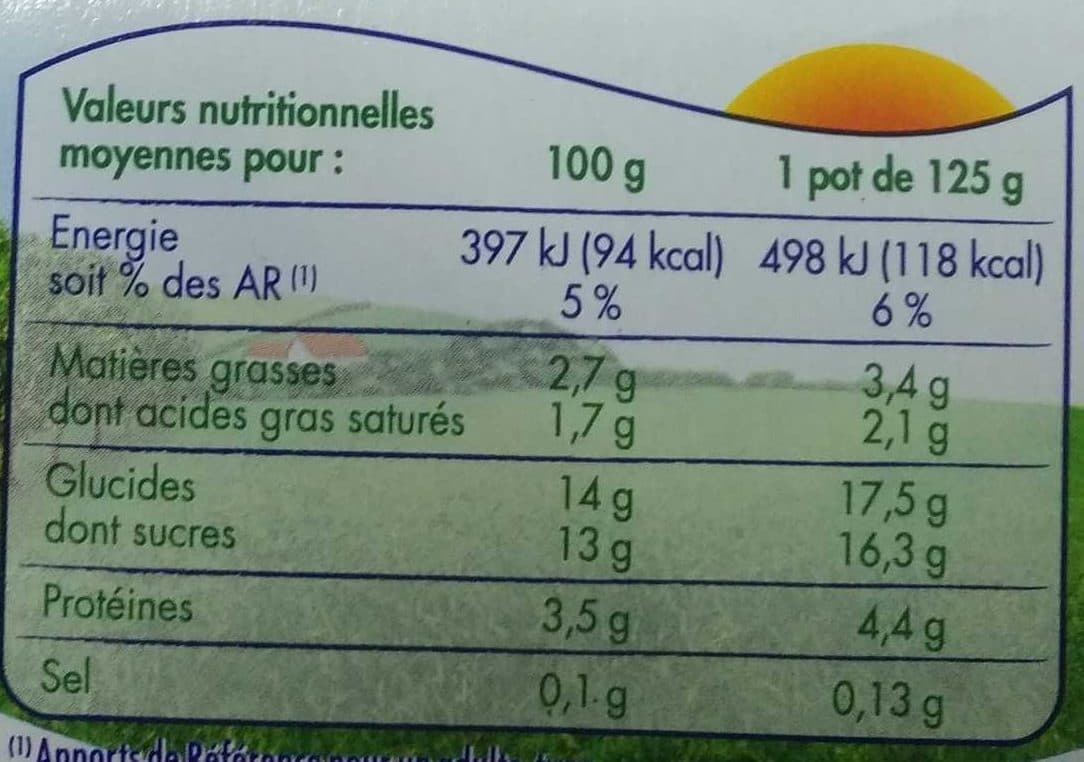Pâturages YAOURT AUX FRUITS 12X125G - Frutimax packshot