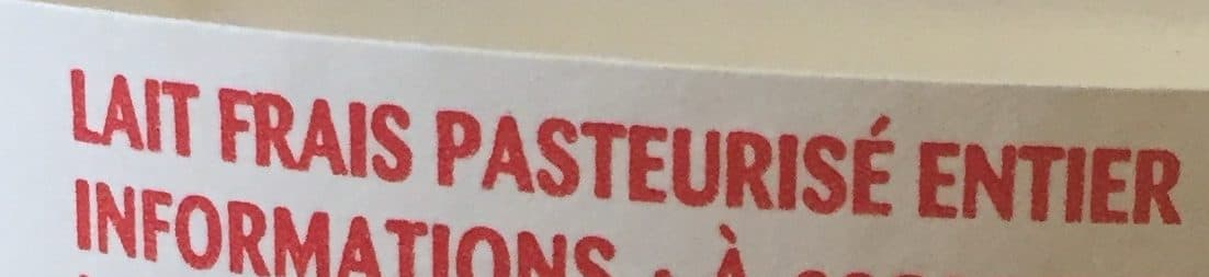 Intermarché Lait frais entier bt 1l packshot